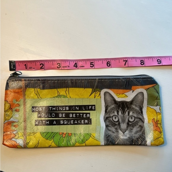 Most Things in Life Would Be Better With a Squeaker Change Purse Cat Pouch - Picture 3 of 7